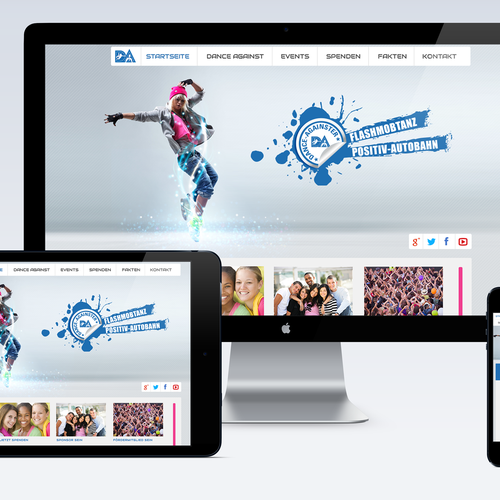 Web page design contest entry by Vermang