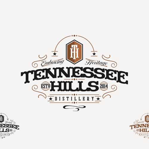 Tennessee Hills Distillery Logo Design Contest Design by Widakk