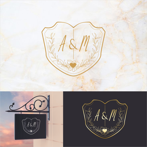 Wedding Monogram - AM Design by Elesense