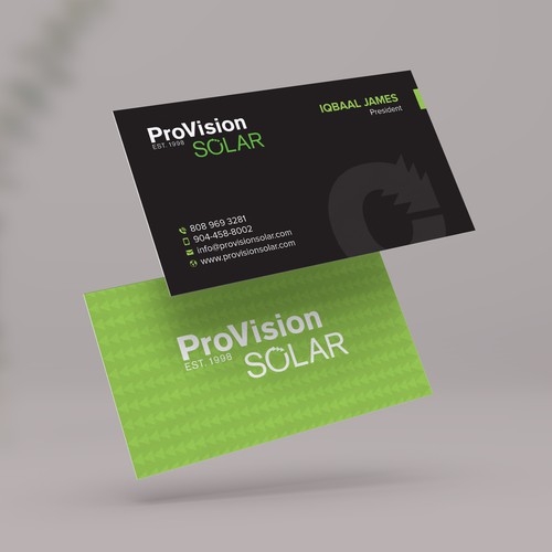 Solar Business Cards Design réalisé par Shila Rani Das