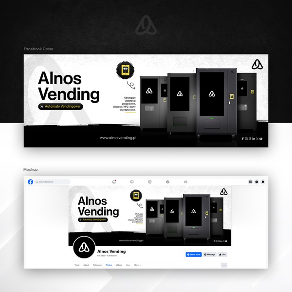 Alnos Vending Social Media Banners
