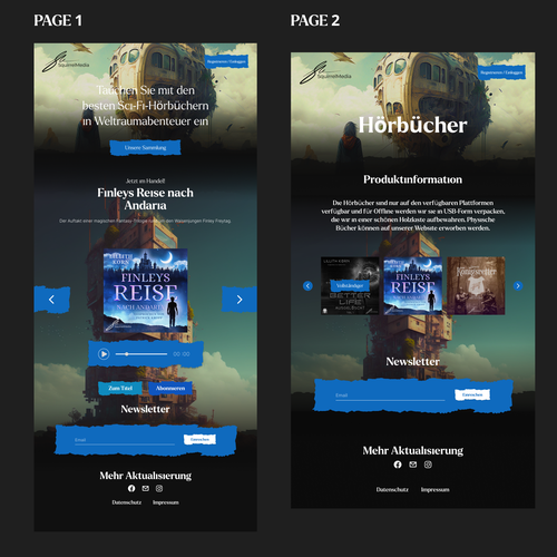 Web page design contest entry by +Positive Ca$h