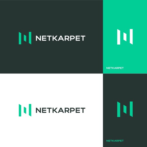 Let's design a visually striking logo for NETKARPET, a marketing agency! Design by ONUN