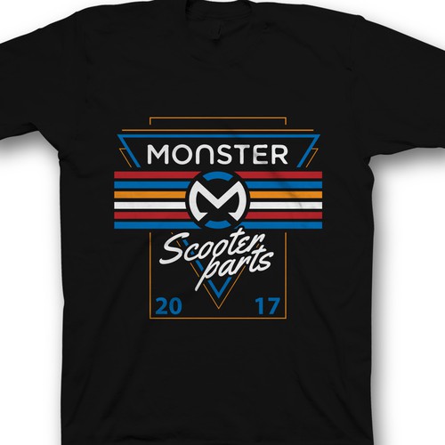 Design di Creative shirt design needed for Monster Scooter Parts di saka.aleksandar