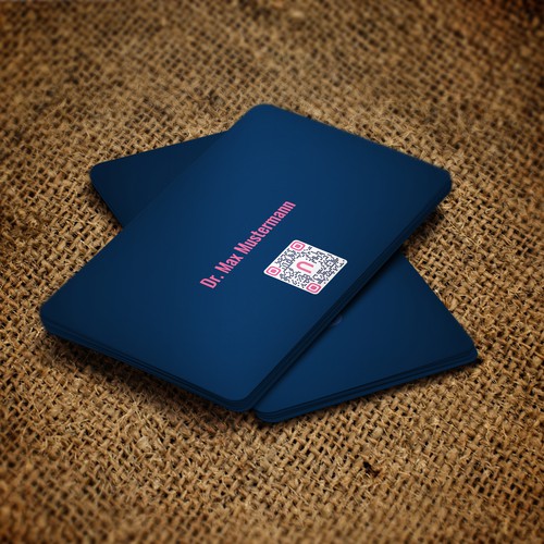 Visitenkarte mit QR Code Design by ™SF_Design™