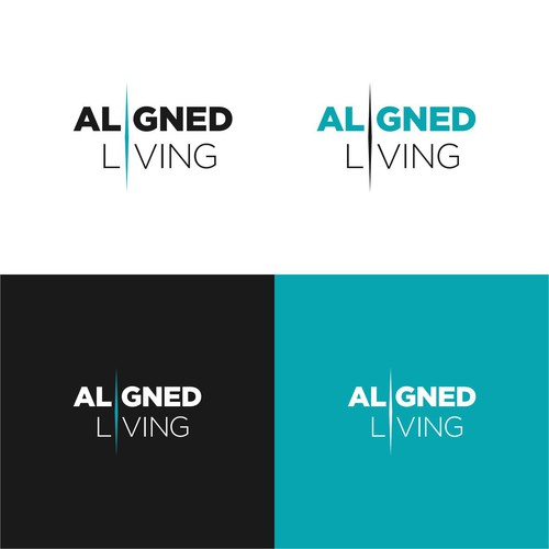Modern yet simple logo. Think about how to play off of “aligned"- physical, mental, social health alignment Design by Cnofused