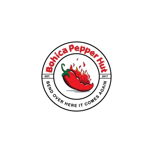 Design a Logo for: Bohica Pepper Hut | Logo design contest