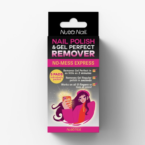 Nutra Nail Gel Remover Design by Virginia's Dolls