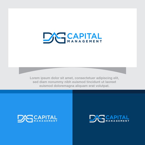 Logo & Brand guide for DG Capital Management an options trading Hedge Fund. Design by rouf_art