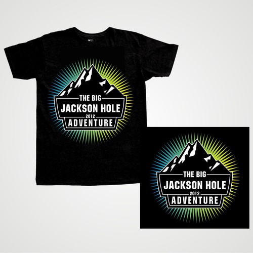 t-shirt design for Jackson Hole Adventures Réalisé par Risna79