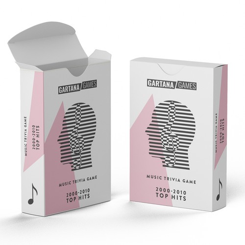 Create a packaging design for a music trivia game Design by HollyMcA