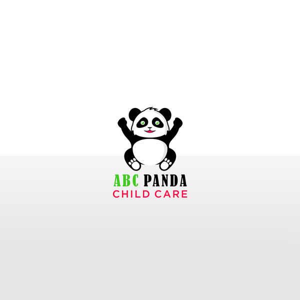 character logo for abc panda child care