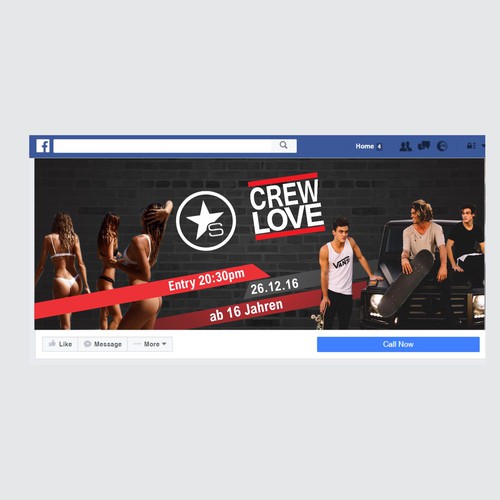 Proposition sur un concours de Couverture Facebook, réalisée par CREATIVE NINJA ✅