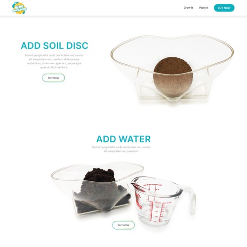 Visual Appealing landing page that shows off Kids Terrarium Toy Product Design by creatsoul