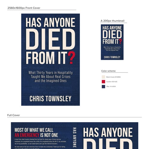 "a book cover that will get attention in 6x8 as well as Thumbnail" winning Logo & brand identity pack