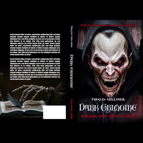 Dark Grimoire-ontwerp door Labelschmiede