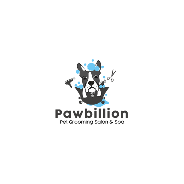 Design by Firman000 titled "Pet grooming Logo"
