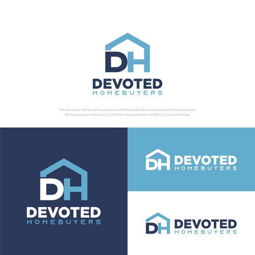 Devoted Homebuyers Logo Design by Rusmin05