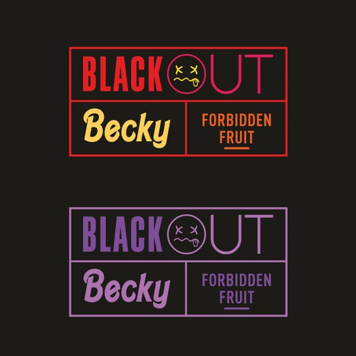 FUN - EDGY - RTD ALCOHOL BRAND DESIGN Design by Acentoart™ツ