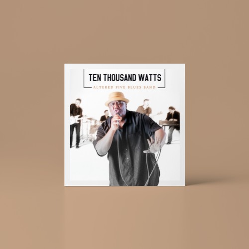 Design the album cover for a popular contemporary blues band Design by Milad Zehtab