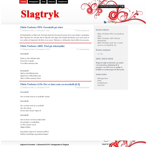 Simple Header and Footer for website Design von pohelasoft