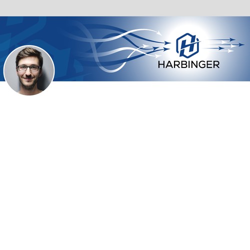 Creative Linked-in Background Design by Antoine Delorean