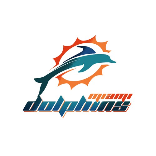 99designs community contest: Help the Miami Dolphins NFL team re-design its logo! Design réalisé par purefusionmedia