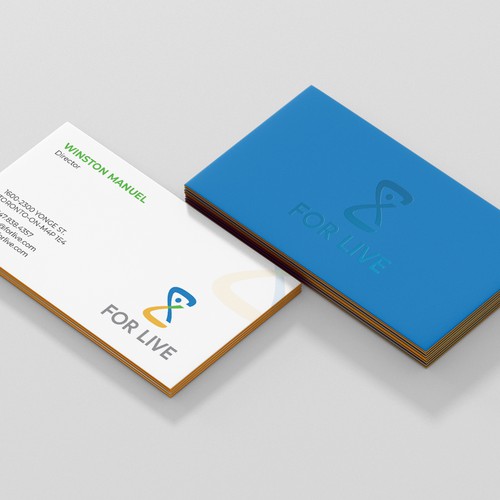 Design a suitable business card for 'For Life' Design réalisé par Birendra Chandra Das