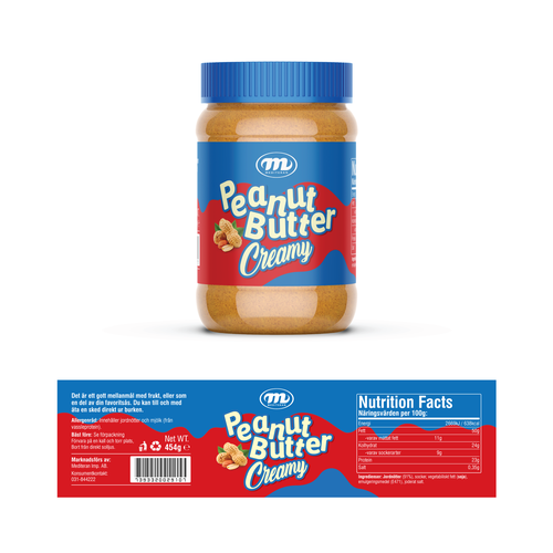 We need a Peanut Butter label that stand out. Design by Rumon79