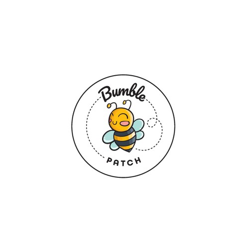 Design Bumble Patch Bee Logo por Pixel Storm