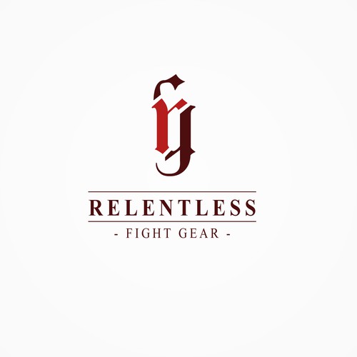 Create an amazing logo for Relentless Fight Gear! Design by Mounim KH