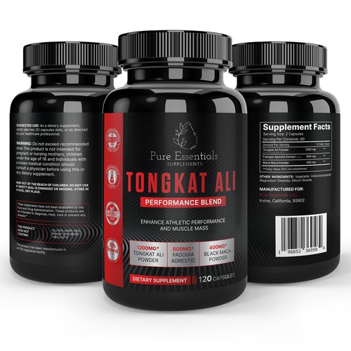 Design di Design a modern product label for my supplement bottle di sazzad_abir