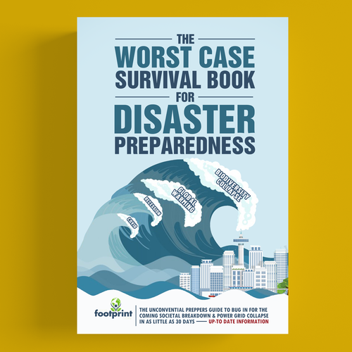 Sustainable Survival Book Cover | Extravagant Book Cover Design Design by Nat Pearl Designs