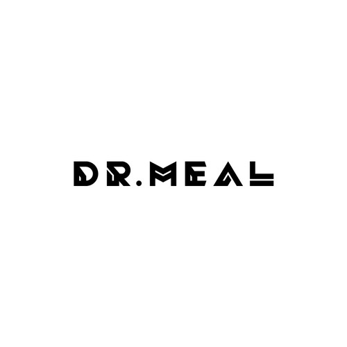 Meal Replacement Powder - Dr. Meal Logo Réalisé par evermore™