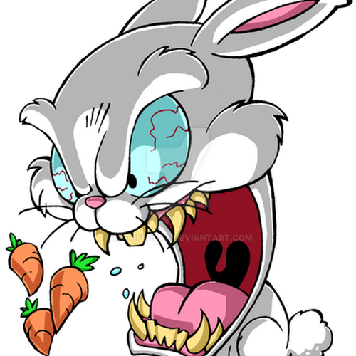 Cute zombie bunny, Logo design contest