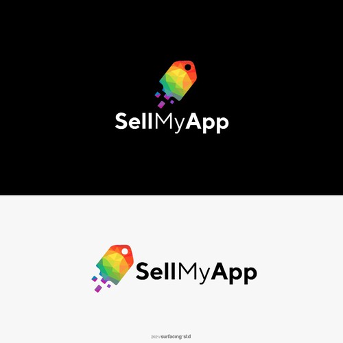 Colorful circular app website logo for marketplace for global developers Design by Wiwin S