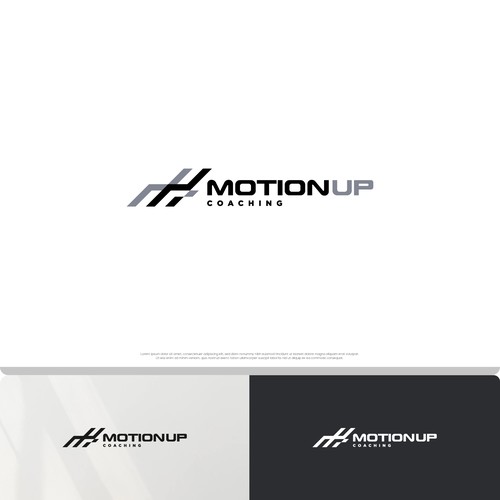 Motion Up / Mountain Sports Coaching logo Design by AjiCahyaF