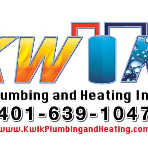 Create the next logo for Kwik Plumbing and Heating Inc. Design by DeBuhr