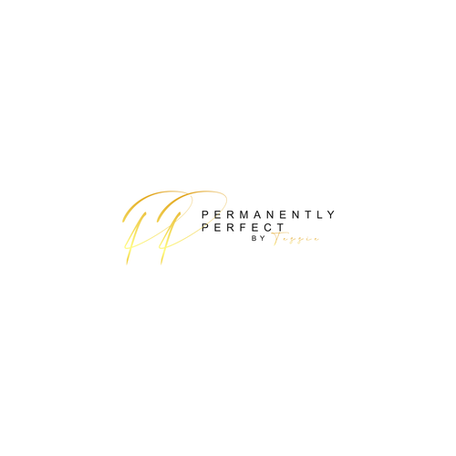 Modern and Clean Permanent Makeup Logo making my brand stand out and be easily identifiable. Design by AEI™