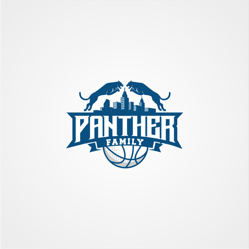 Basketball Logo for Team 'Panther Family' - Your Winning Logo Featured on Major Sports Network Design von dimbro