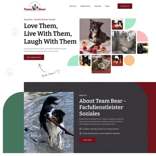 Web page design contest entry by FuturisticBug