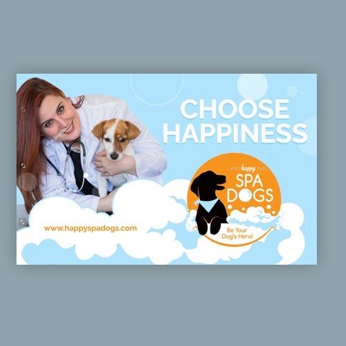 Choose Happiness Banner Design Réalisé par GrApHiC cReAtIoN™