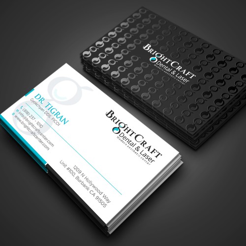 Modern Dental and Medical SPA business card Design réalisé par RENEXIT