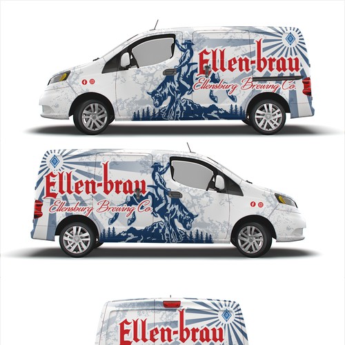 Design a vehicle wrap for a brewery Design by dnite