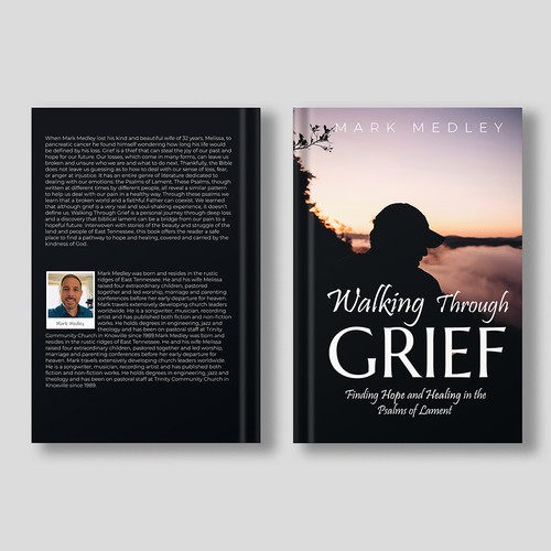 Book Cover: "Walking Through Grief" Guaranteed Winner! Design by H.Khush