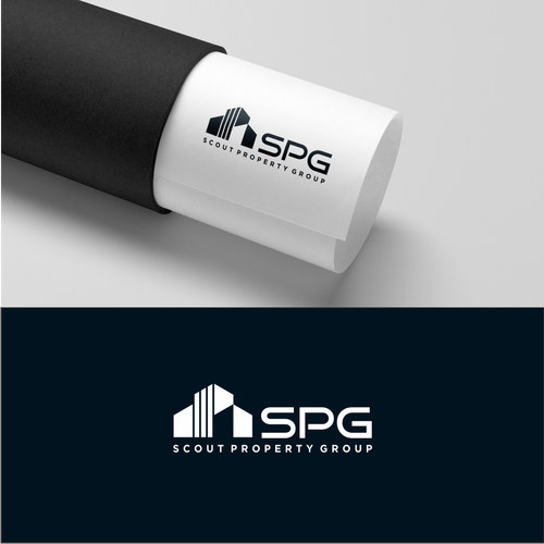 Commercial Real Estate logo focused on Industrial space Design by nuname