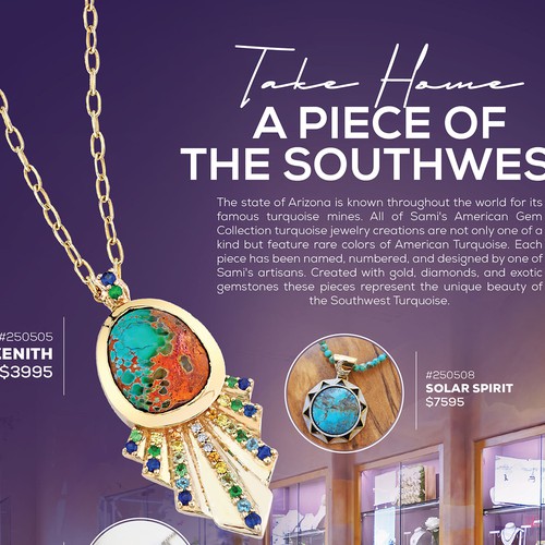 Super Bowl Magazine Ad for a Jewelry Store Design by _Blue_