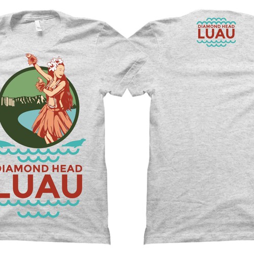 Create A Shirt Souvenir For The Hottest Luau In Hawaii Design by S U T A ™