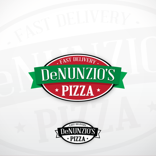 Help DeNUNZIO'S Pizza with a new logo Design von designsbychris