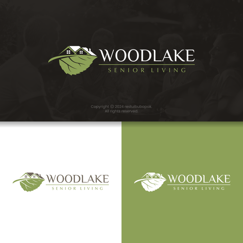 Create an Iconic Logo for Our Senior Living Community - Woodlake Estates Senior Living Design by restuibubapak